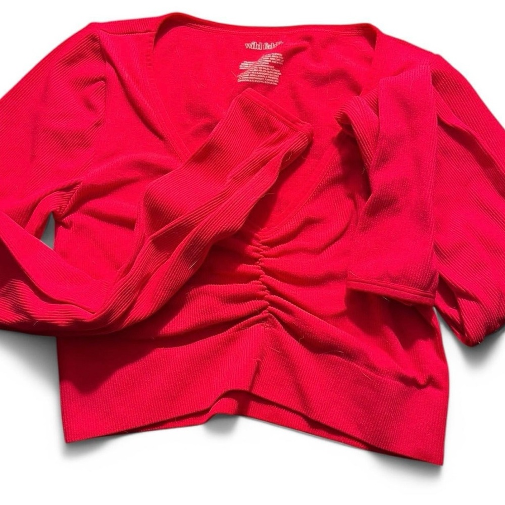 Wild Fable Women's Hot Pink Cropped Top